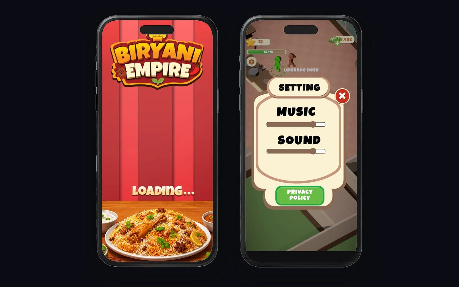 Biryani Empire: screen 3